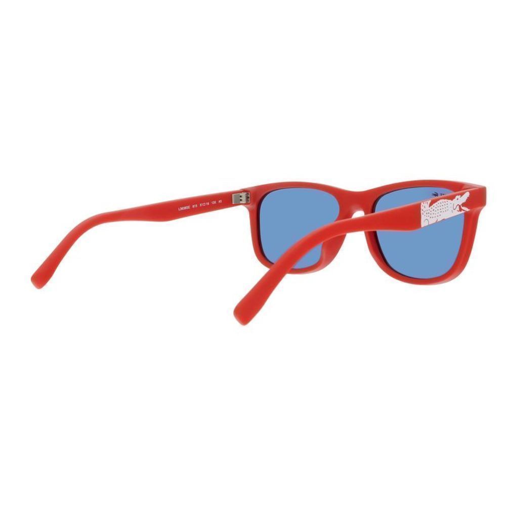 Lacoste L3638SE 615 Matte Red Rectangle Sunglasses - Picture 5 of 6
